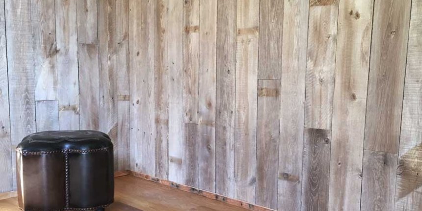 グレー色が美しいパイン古材 グレイウッド アルベロ プロ